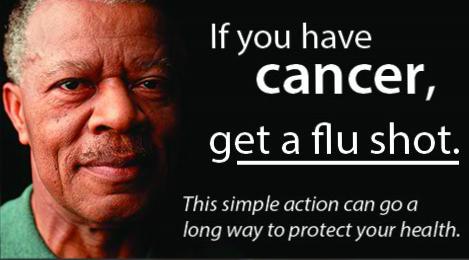 If you have cancer, get a flu shot